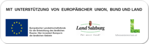Mit Unterstützung von Europäischer Union, Bund und Land